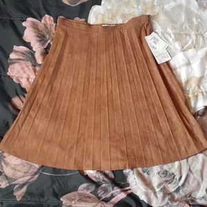 Suede Skirt